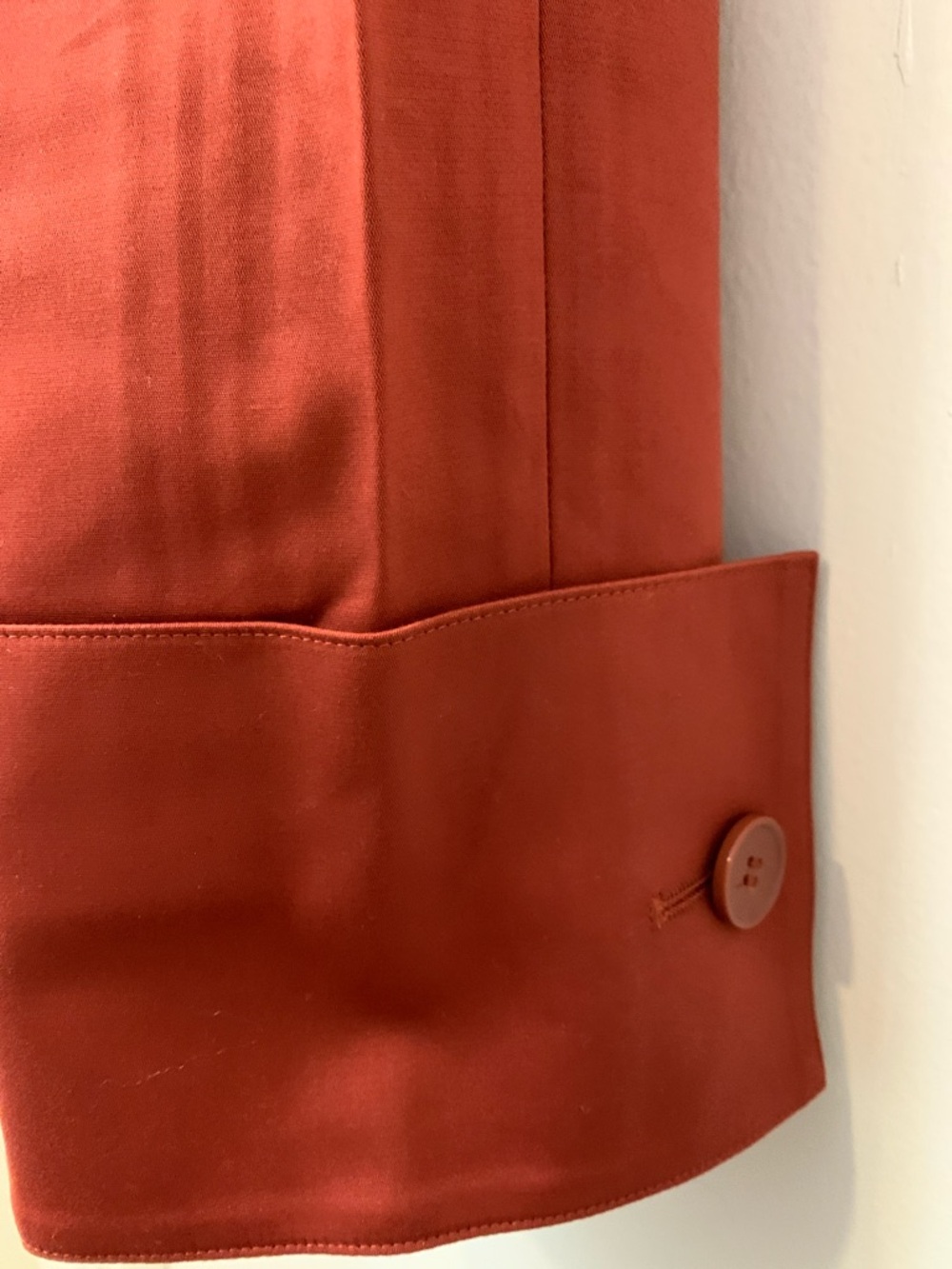COS Rust Wide-Leg Cropped Pants - Picture 2 of 5